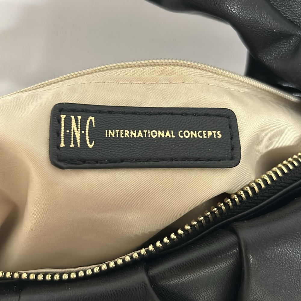 I-N-C International Concepts faux leather shoulder bag. - Picture 8 of 12